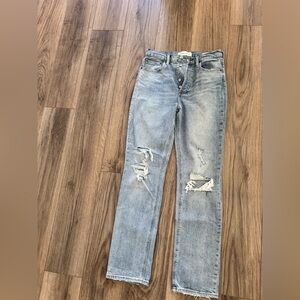 Denim Forum The Arlo High Rise Straight Jean